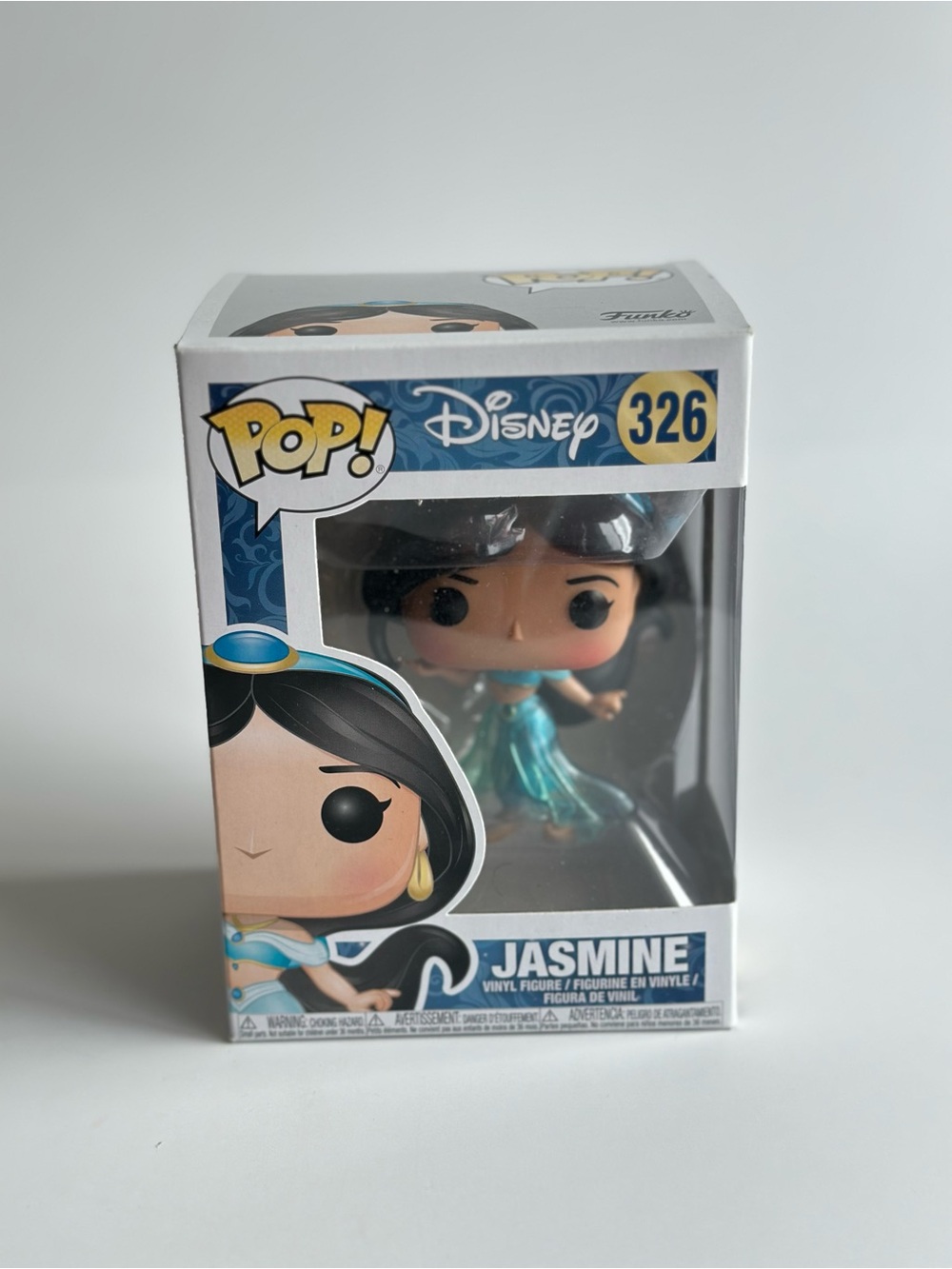 Funko Pop Disney: Aladdin - Jasmine Vinyl Figure #326 | Pop Moves In Box